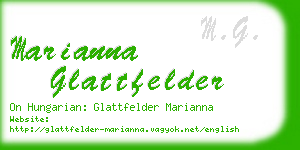 marianna glattfelder business card